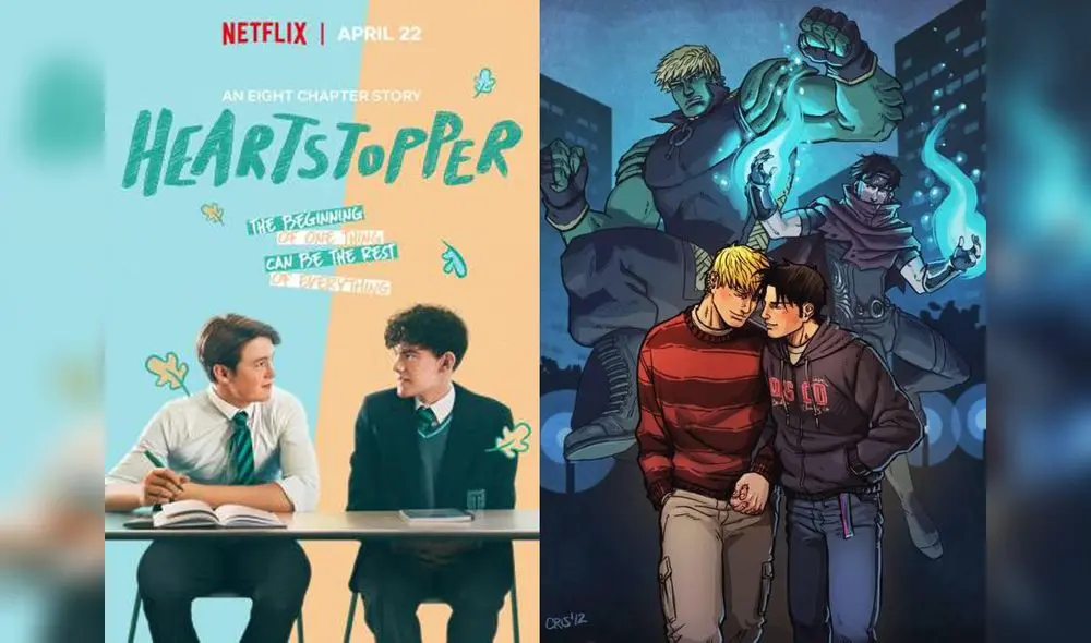 "Heartstopper" se estrenó en Netflix el pasado 22 de abril. Foto: composición/Netflix/Marvel Comics
