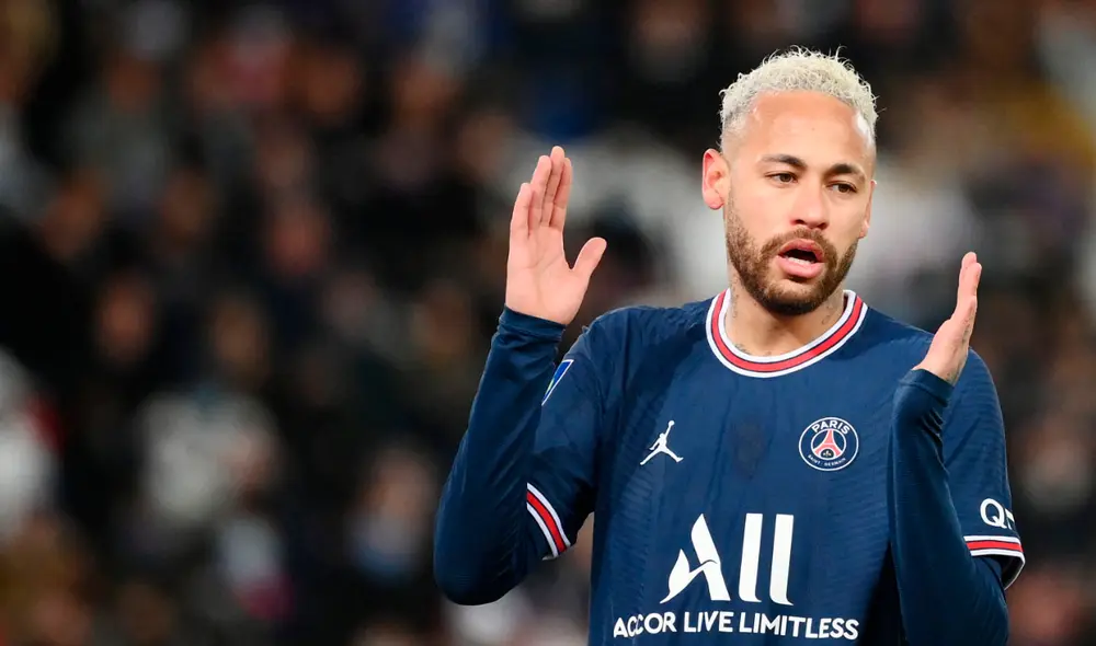 Neymar llegó al PSG en 2017 y podría salir del club este 2022. Foto: AFP