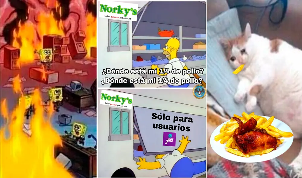 Los memes no pudieron faltar ante la promoción lanzada por Norky’s y Yape. Foto: Facebook