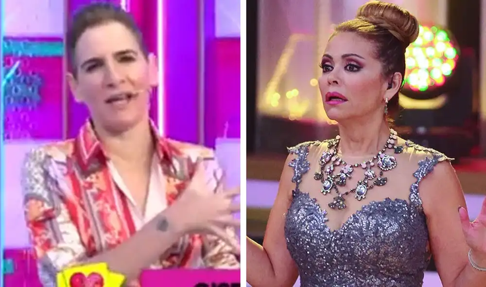 Gigi Mitre se mostró en desacuerdo con lo dicho por Gisela Valcárcel sobre los ampays. Foto: captura de Willax/América TV