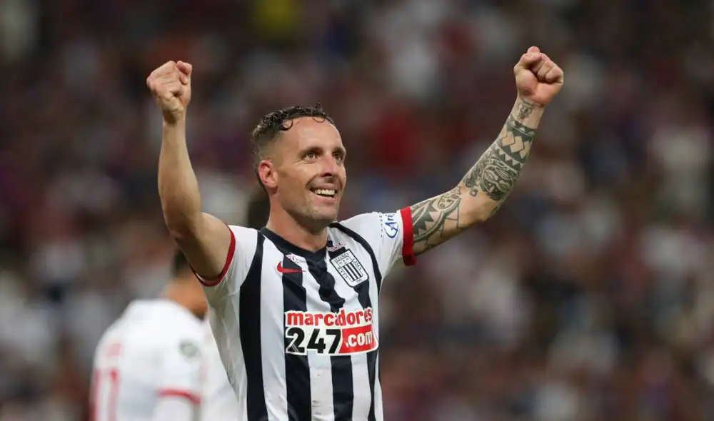 Pablo Lavandeira anotó el único gol blanquiazul en Brasil. Foto: EFE