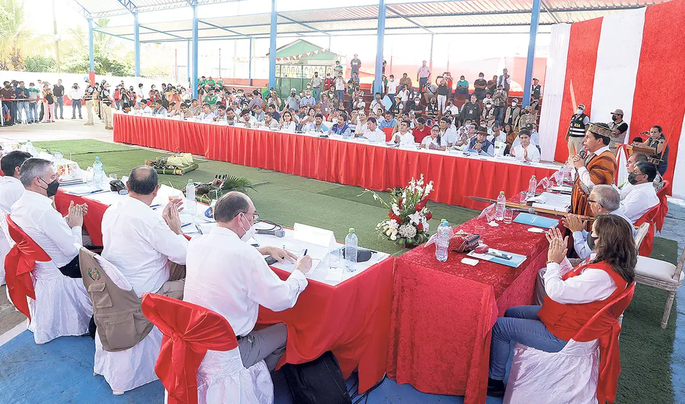 Ayacucho. Ayer se desarrolló el VII Consejo de Ministros Descentralizado en el Vraem, donde se propuso una unidad ejecutora para inyectar capital a esta zona. Foto: difusión