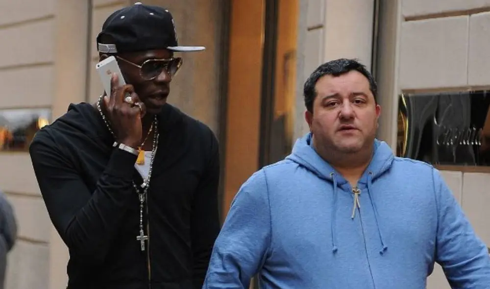 Mino Raiola junto a su representado Paul Pogba. Foto: EFE