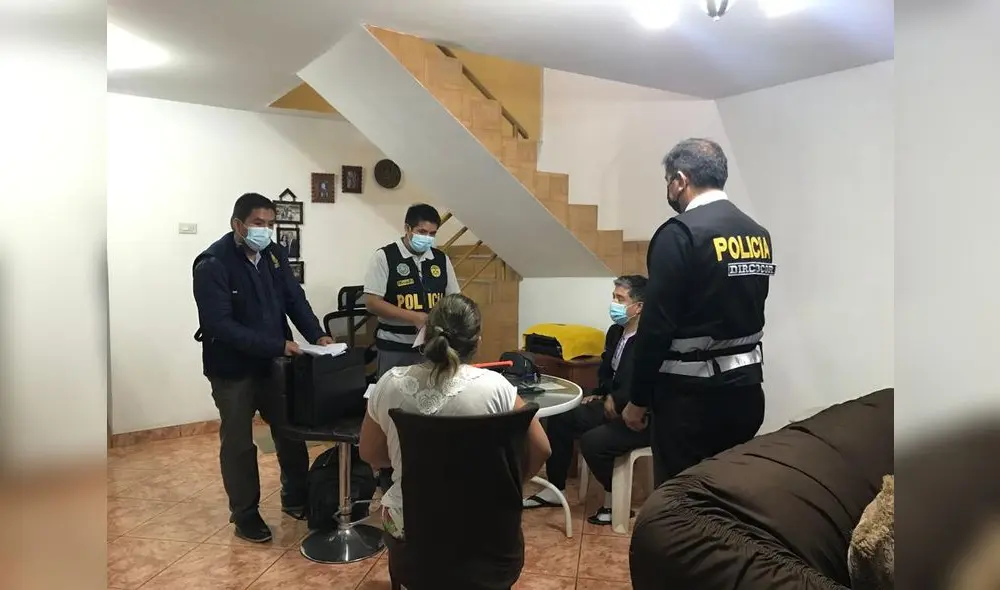 La fiscalía allanó un total de 19 inmuebles. Foto: PNP
