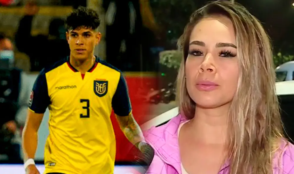 Jossmery Toledo se aleja de Piero Hincapié. Foto: composición/captura de América TV/difusión Jossmery Toledo se aleja de Piero Hincapié. Foto: composición/captura de América TV/difusión