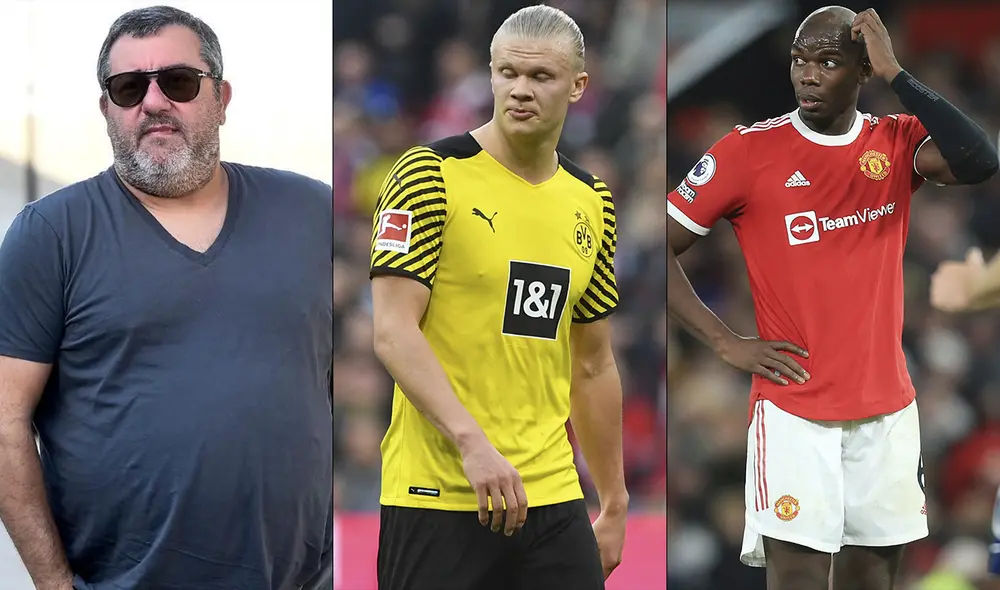 Mino Raiola es uno de los agentes más famosos del mundo del fútbol. Foto: composición de AFP