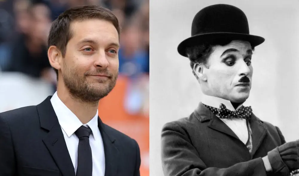 Tobey Maguire será Charles Chaplin en la nueva película de Damien Chazelle, director de "La La Land" y "Whiplash", donde se reunirá con Brad Pitt y Margot Robbie. Foto: composición LR/ AFP