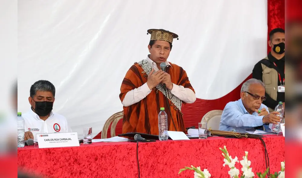 El presidente Pedro Castillo participó en la sesión descentralizada del Consejo de Ministros. Foto: Presidencia de la República