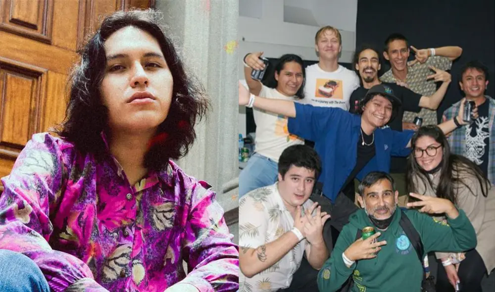 Sebastián Barrenechea, miembro de Suerte Campeón, revela que no esperaba conocer a The Drums. Foto: Banana Media/ Instagram