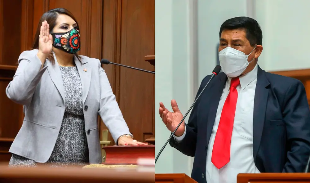 Pasión Dávila y Digna Calle están detrás de dichas iniciativas parlamentarias. Foto: composición Congreso Pasión Dávila y Digna Calle están detrás de dichas iniciativas parlamentarias. Foto: composición Congreso