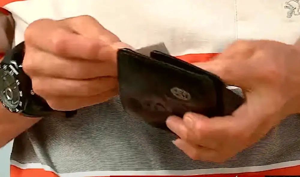 Fernando Suárez señaló que una suboficial le devolvió su billetera con dinero incompleto. Video: Panamericana