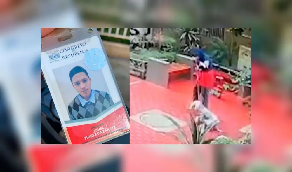Jonel Figueroa Zárate fue identificado como autor de la agresión. Foto: Heidi Paiva/ Twitter/ captura de video Jonel Figueroa Zárate fue identificado como autor de la agresión. Foto: Heidi Paiva/ Twitter/ captura de video