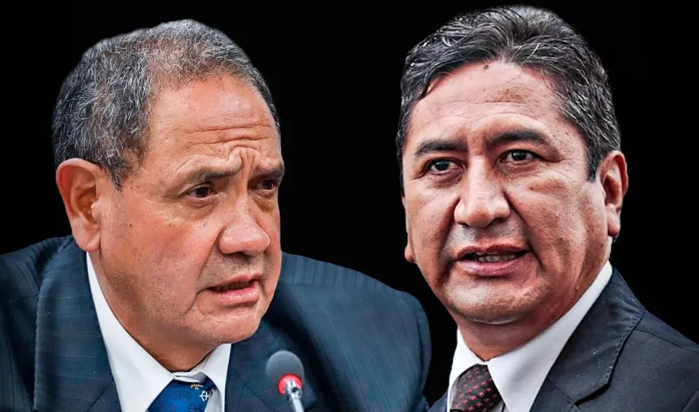 El ministro José Gavidia rechazó expresiones de Vladimir Cerrón sobre las Fuerzas Armadas. Foto: Composición de Fabrizio Oviedo / La República