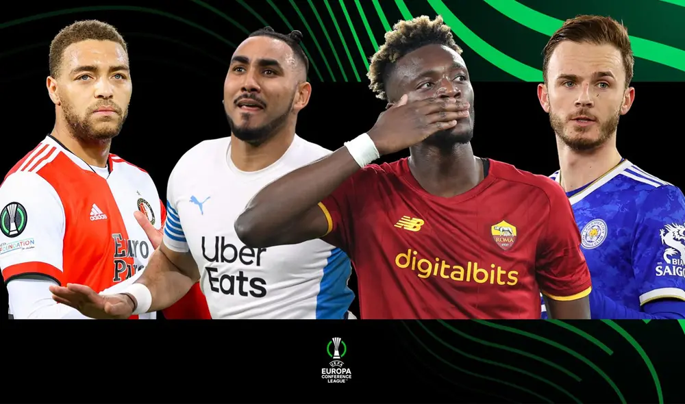 Feyenoord, Marsella, Leicester y Roma son los cuatro semifinalistas de la Conference League. Foto: UEFA Feyenoord, Marsella, Leicester y Roma son los cuatro semifinalistas de la Conference League. Foto: UEFA