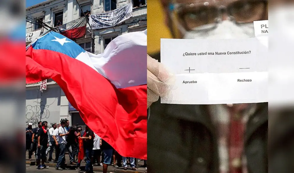 El Plebiscito Constitucional de Salida en Chile está pautado para el 4 de setiembre de 2022. Foto: composición LR/EFE/AFP