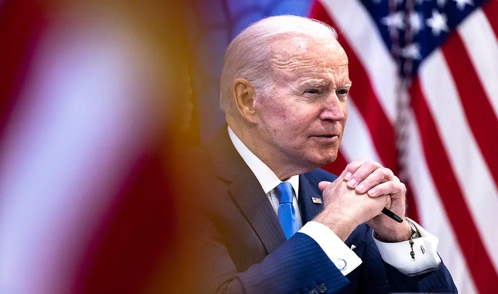 Joe Biden destacó el rol estadounidense en la defensa de Kiev. Foto: EFE