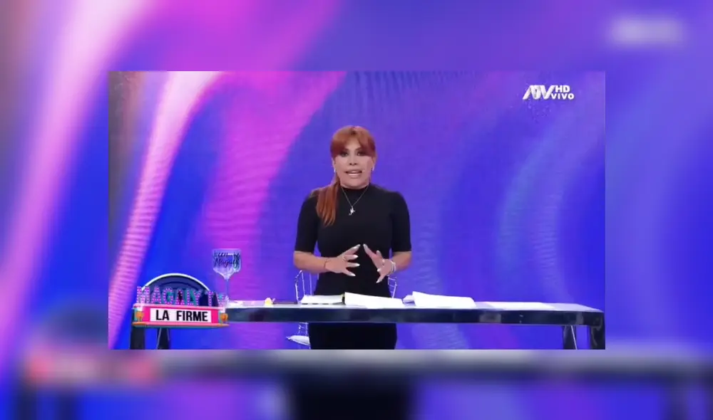 La conductora no tuvo vergüenza de reconocer qué canal tiene más rating que ella. Foto: Magaly Medina/Instagram