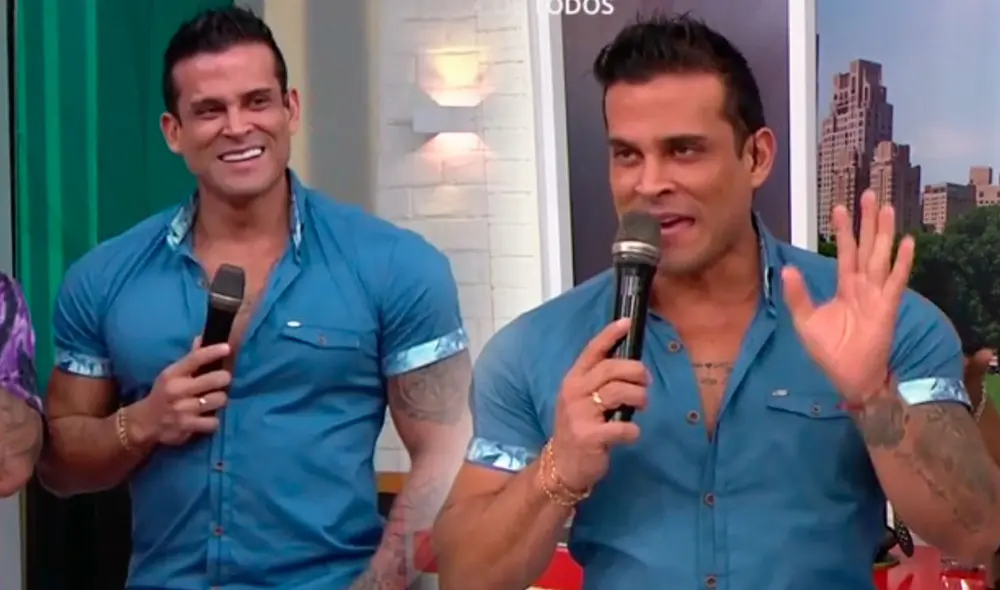 Christian Domínguez hizo una reflexión tras escuchar las bromas de las conductoras de "América hoy" sobre la infidelidad. Foto: captura/América TV. Christian Domínguez hizo una reflexión tras escuchar las bromas de las conductoras de "América hoy" sobre la infidelidad. Foto: captura/América TV.