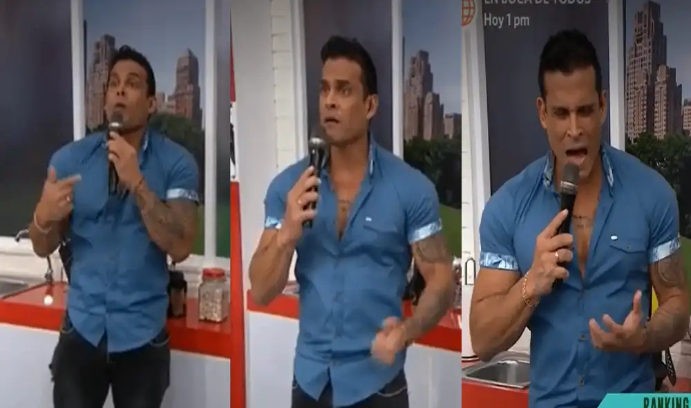 El cantante afirma que su pareja no tiene problemas con que siga asistiendo a sus partidos de fútbol. Foto: captura de América TV