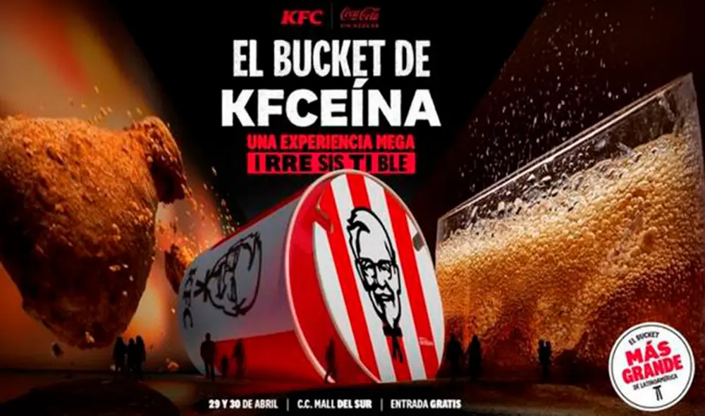 Entre el 29 y 30 de abril, grandes y chicos podrán disfrutar de la exhibición en el Centro Comercial Mall del Sur. Foto: KFC Entre el 29 y 30 de abril, grandes y chicos podrán disfrutar de la exhibición en el Centro Comercial Mall del Sur. Foto: KFC