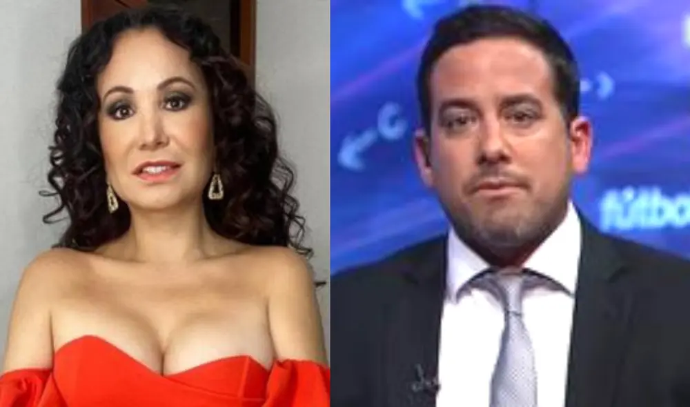 Janet Barboza a favor de la separación de Óscar del Portal. Foto: Composición LR / América TV. Janet Barboza a favor de la separación de Óscar del Portal. Foto: Composición LR / América TV.