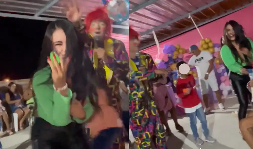 Thamara Gómez demostró cómo se divierte con su familia. Foto: Thamara Gómez/Instagram