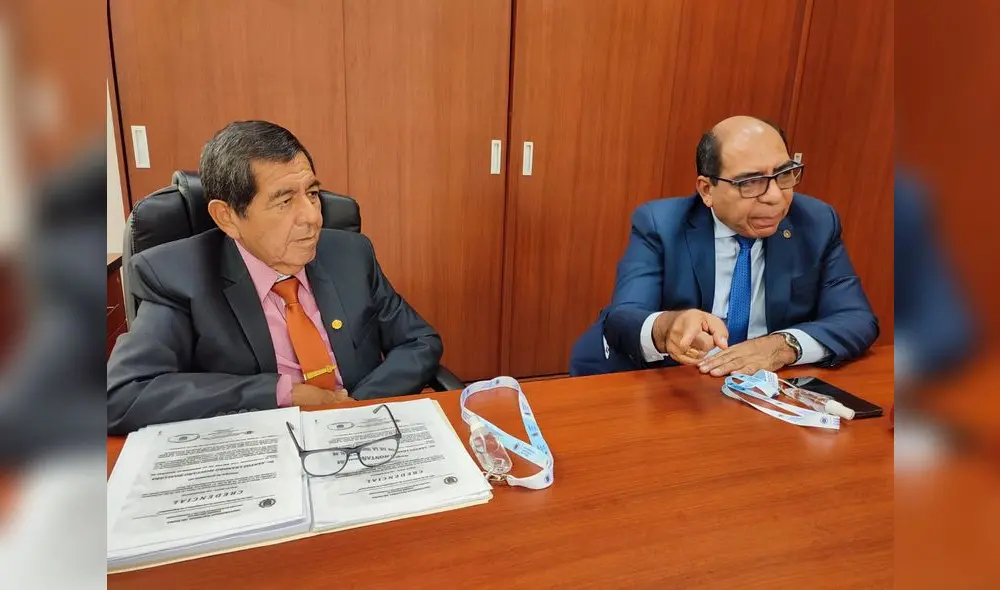 Autoridades se reunieron con la Comisión de Educación. Foto: UNP Autoridades se reunieron con la Comisión de Educación. Foto: UNP