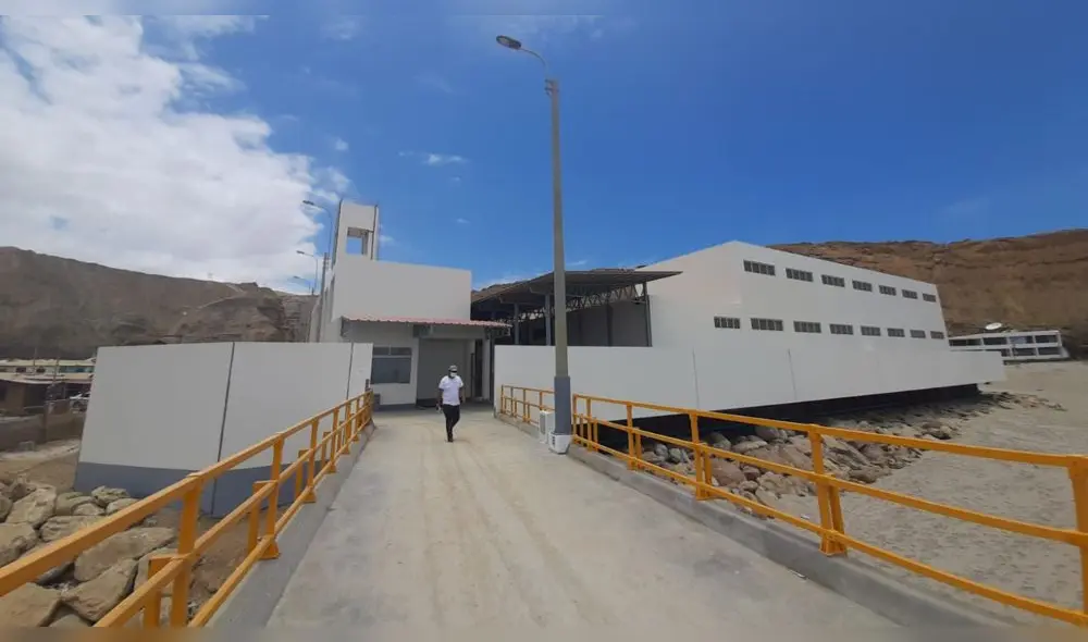 Infraestructura del DPA construida en tierra supera los 4.200 metros cuadrados. Foto: Produce.