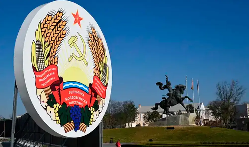 Transnistria se ubica cerca de la frontera de Moldavia con Ucrania. Foto: EFE