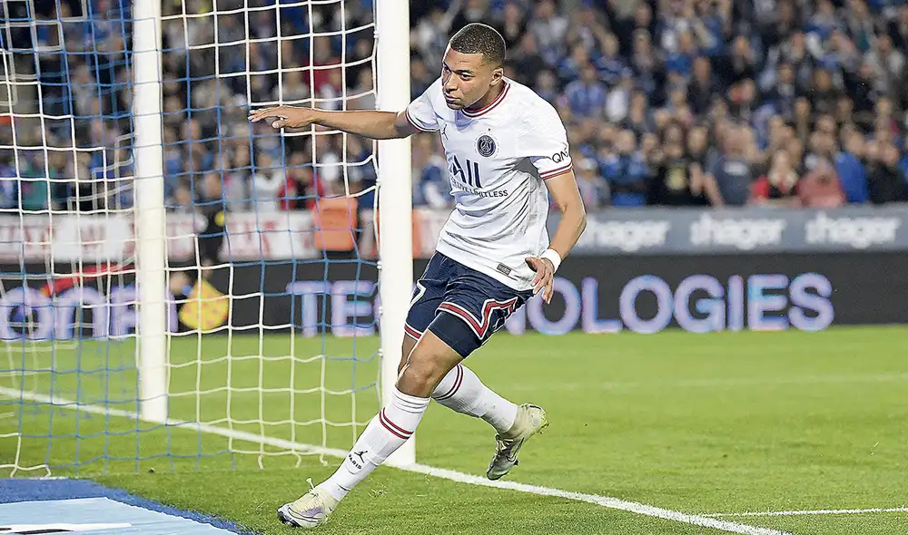 Mbappé lleva 24 goles y 15 asistencias en esta Ligue 1. Foto: AFP
