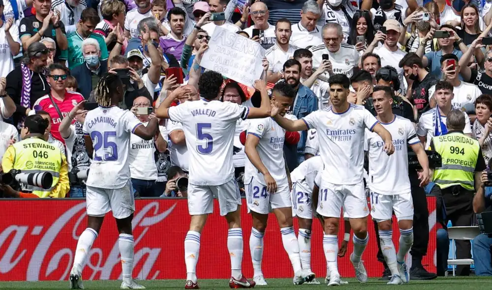 Real Madrid enfrenta al Espanyol a cuatro fechas de culminar LaLiga. Foto: EFE Real Madrid enfrenta al Espanyol a cuatro fechas de culminar LaLiga. Foto: EFE