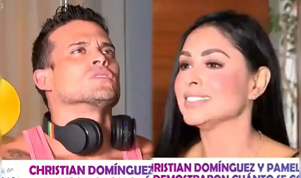 Pamela Franco habló de su relación con Christian Domínguez. Foto: capturas América TV Pamela Franco habló de su relación con Christian Domínguez. Foto: capturas América TV