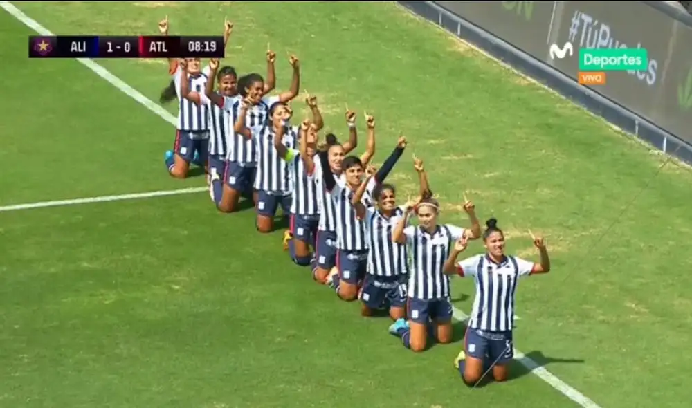 Las blanquiazules juegan por primera vez un partido profesional en Matute. Foto: captura/Movistar Deportes Las blanquiazules juegan por primera vez un partido profesional en Matute. Foto: captura/Movistar Deportes
