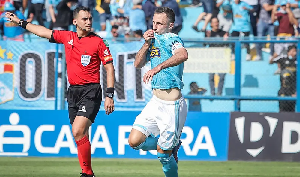 Horacio Calcaterra anotó el único tanto con una excelente definición. Foto: Sporting Cristal Horacio Calcaterra anotó el único tanto con una excelente definición. Foto: Sporting Cristal