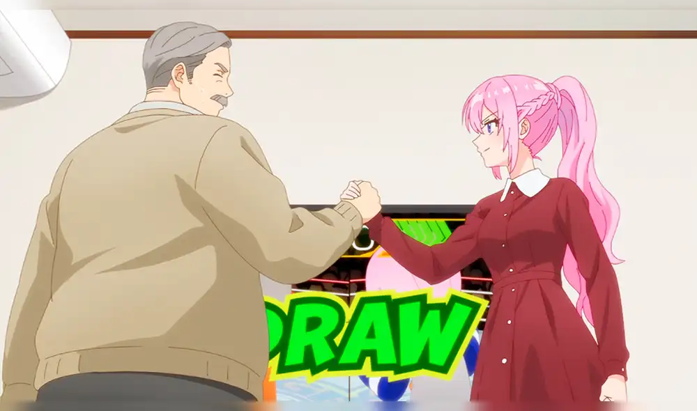 El papá de Izumi y Shikimori-san tras su partida de Wii Sports en “Kawaii dake ja nai Shikimori-san”. Foto: Doga Kobo El papá de Izumi y Shikimori-san tras su partida de Wii Sports en “Kawaii dake ja nai Shikimori-san”. Foto: Doga Kobo