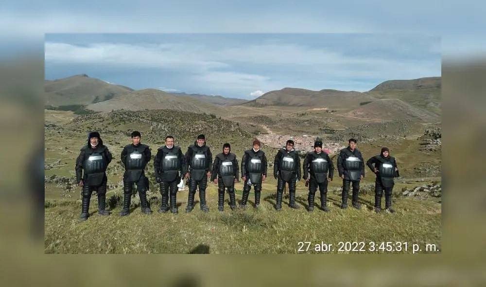 Apurímac. Empresa Las Bambas asevera que el personal de seguridad sí se distinguía de la Policía. Foto: Las Bambas