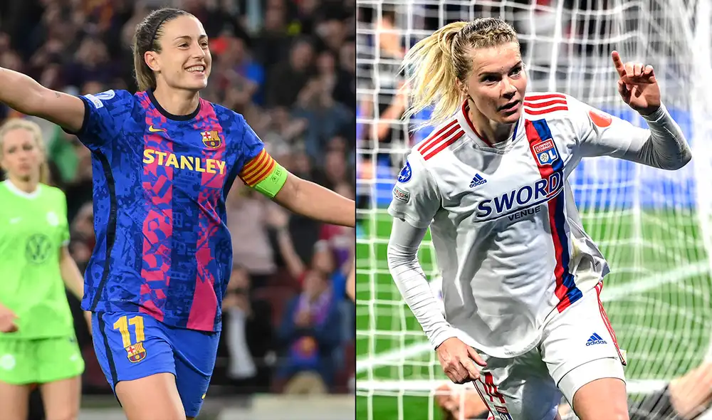 Alexia Putellas y Ada Hegerberg son las estrellas de sus equipos y ambas han obtenido el Balón de Oro una vez. Foto: composición de AFP Alexia Putellas y Ada Hegerberg son las estrellas de sus equipos y ambas han obtenido el Balón de Oro una vez. Foto: composición de AFP