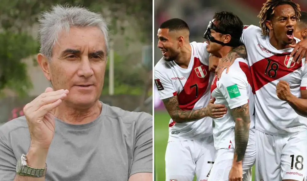 Juan Carlos Oblitas fue mundialista con la selección peruana en su época de jugador. Foto: composición/FPF