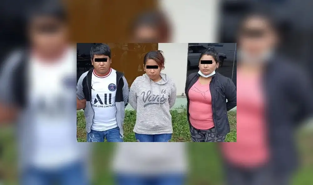 Detenidos fueron conducidos a complejo policial de urbanización San Andrés. Foto: PNP Detenidos fueron conducidos a complejo policial de urbanización San Andrés. Foto: PNP