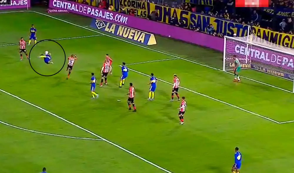 Darío Benedetto anotó nuevamente con la camiseta de Boca Juniors. Foto: captura de ESPN