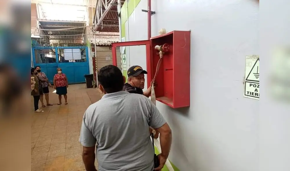 Defensa Civil inspeccionó mercados del emporio comercial este sábado. Foto: Municipalidad de Piura
