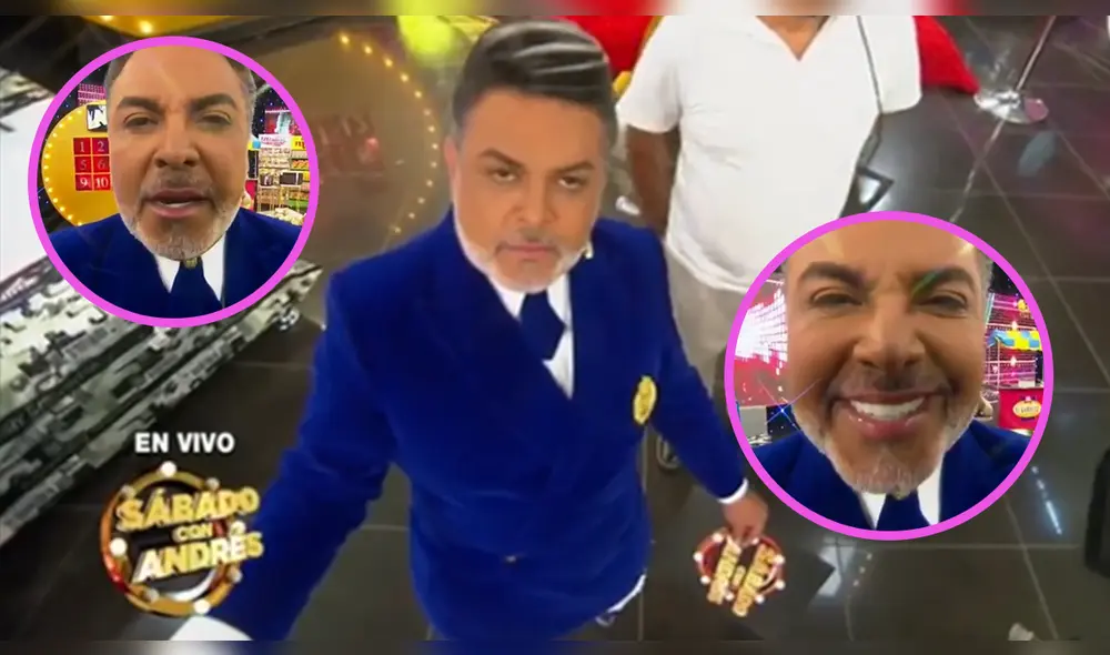 "Ojalá que se largue todo mi equipo de producción", dijo Andrés Hurtado a modo de broma. Foto: composición/captura Panamericana