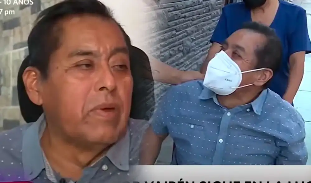 Víctor Yaipén ansía tener una prótesis para poder movilizarse con mayor facilidad. Foto: captura/América TV Víctor Yaipén ansía tener una prótesis para poder movilizarse con mayor facilidad. Foto: captura/América TV
