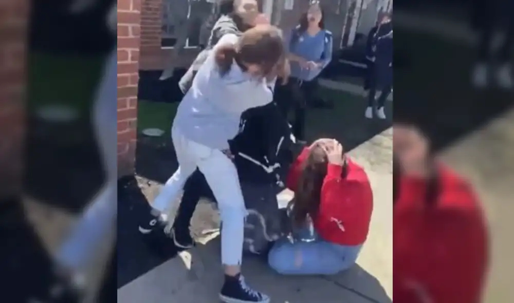 Isabella Palma y Antonella Belsito fueron atacadas por la espalda por una compañera de clases. Foto: captura de pantalla / @freddypalmag / Instagram Isabella Palma y Antonella Belsito fueron atacadas por la espalda por una compañera de clases. Foto: captura de pantalla / @freddypalmag / Instagram