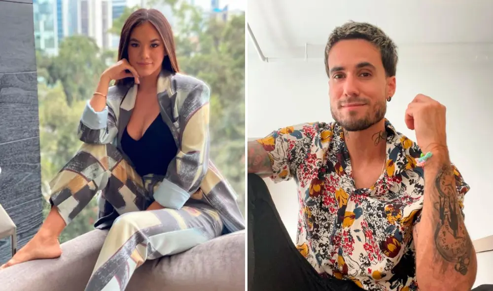 Jazmín Pinedo asegura tiene una buena relación con Gino Assereto. Foto: composición Jazmín Pinedo, Gino Assereto/Instagram