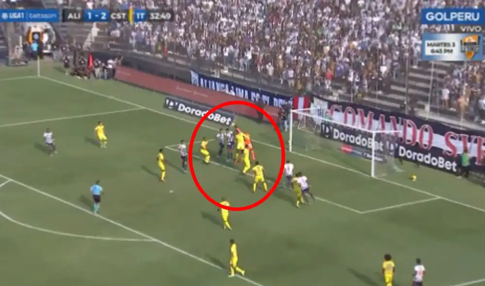 Alianza Lima vs. Carlos Stein: Ricardo Lagos puso el 2-2 en Matute. Foto: captura GolPerú