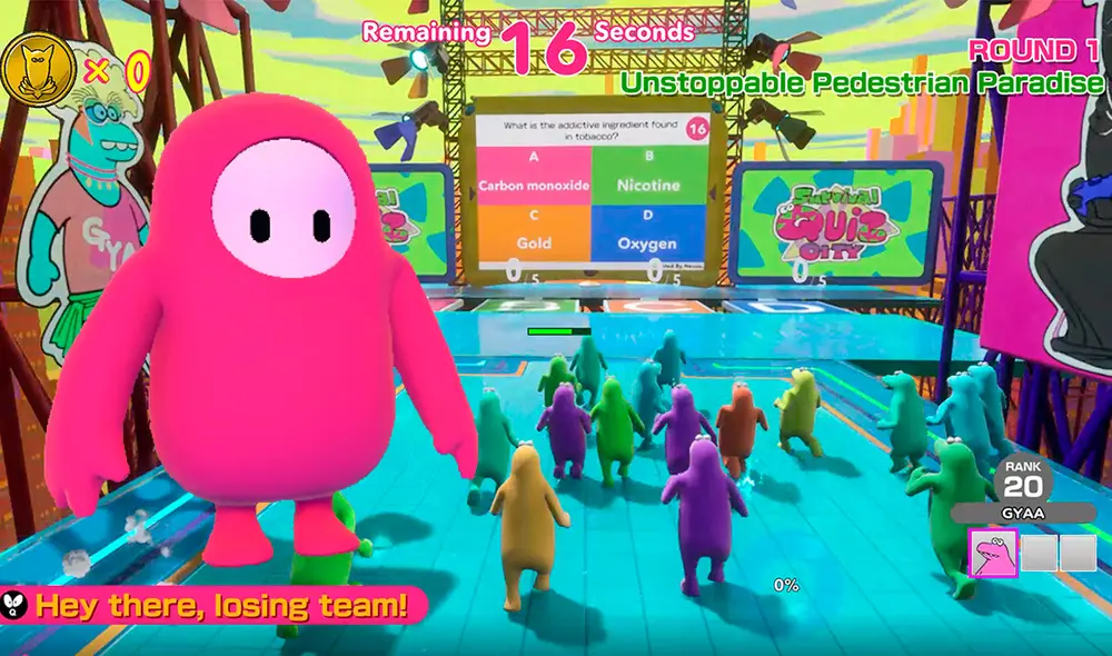 Este juego es prácticamente una copia de Fall Guys, pero con varios añadidos. Foto: composición LR/ captura Steam