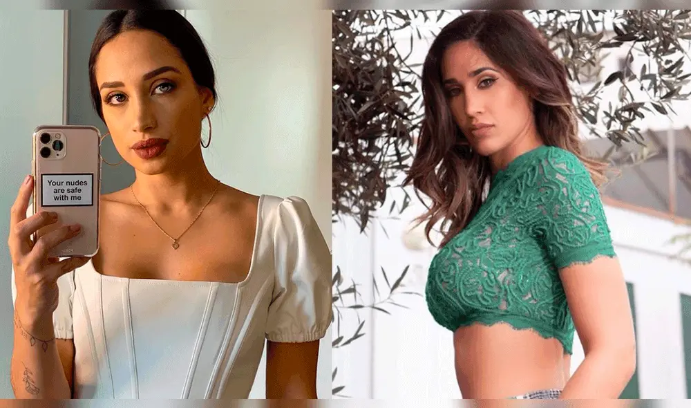 Valery Revello fue confundida con Tepha Loza, la pareja actual de Sergio Peña. Foto: composición Instagram/Valery Revello/Tepha Loza