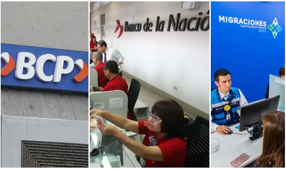 Conoce los horarios de los principales bancos del país para este día no laborable. Foto: composición LR/Andina