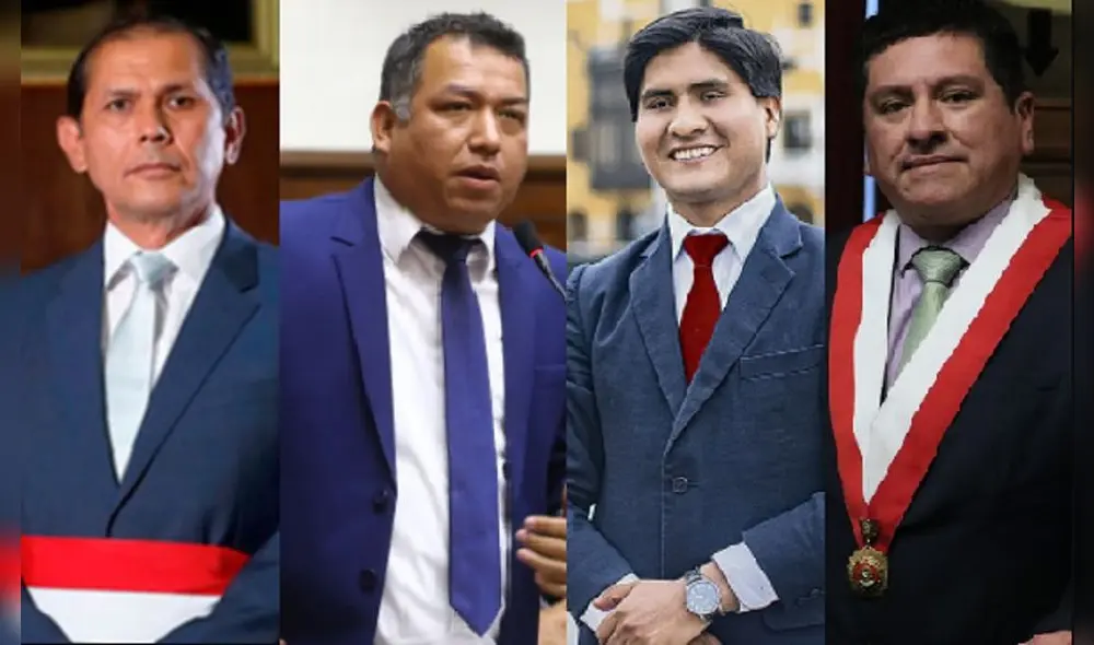 Jorge Palomino Prado, Darwin Espinoza, Wilson Soto y Luis Aragón habrían influenciado para conseguir puestos de trabajo para allegados. Foto: composición LR